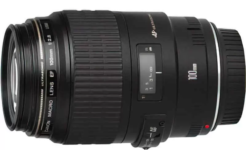 Объектив Canon EF 100mm f/2.8 Macro USM, черный