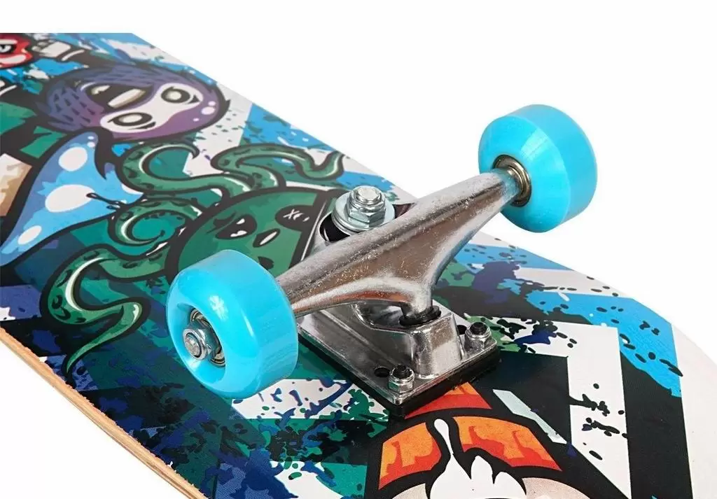 Skateboard Best Sporting Octopus, albastru