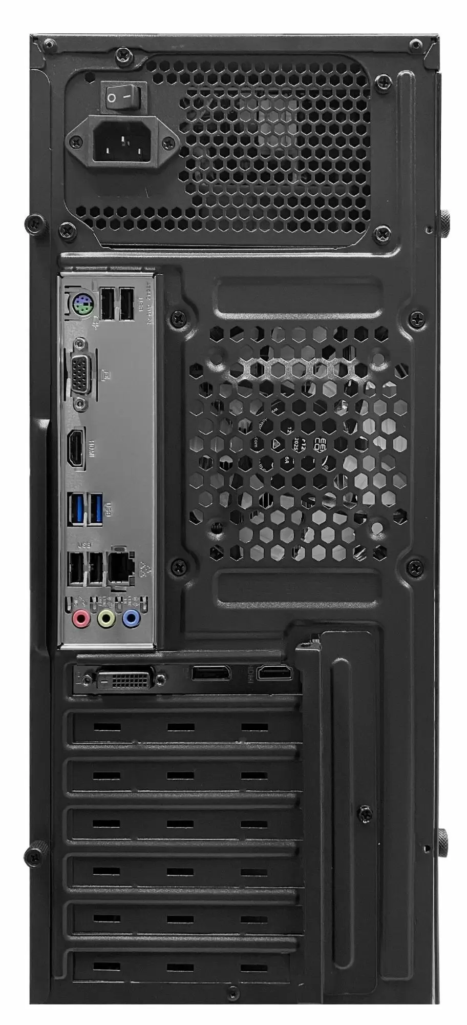 Calculator personal Atol PC1053MP (Ryzen 5 4500/16GB/512GB/GeForce GTX1650 4GB GDDR6), negru