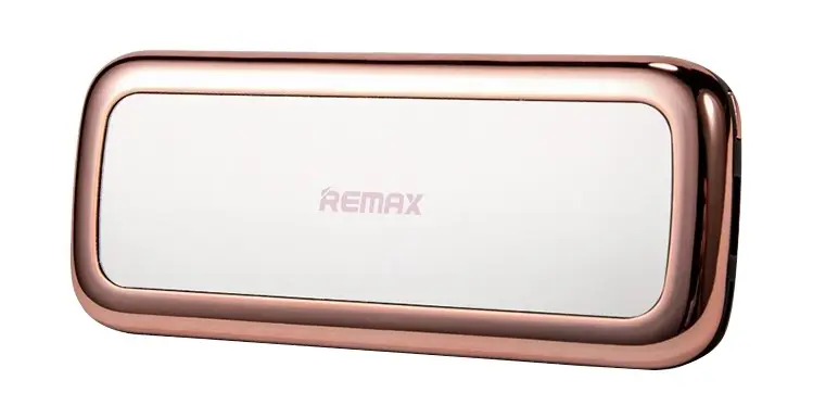 Acumulator extern Remax Mirror 5500mAh, roz pe tehnoparc.md Acumulator extern Remax Mirror 5500mAh, roz