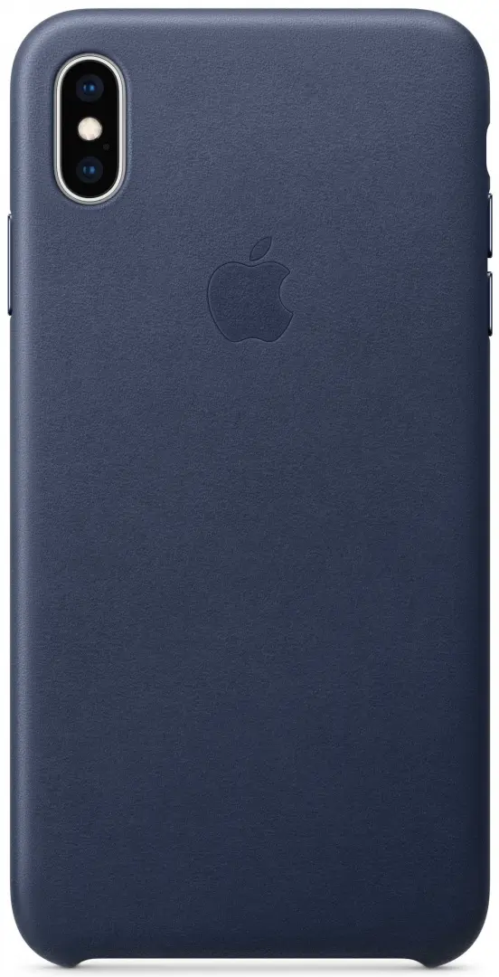 Чехол Apple iPhone XS Leather Case, синий