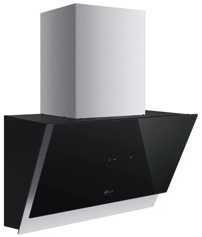 Вытяжка LG HCEZD2427B, черный/нержавеющая сталь на tehnoparc.md Вытяжка LG HCEZD2427B, черный/нержавеющая сталь