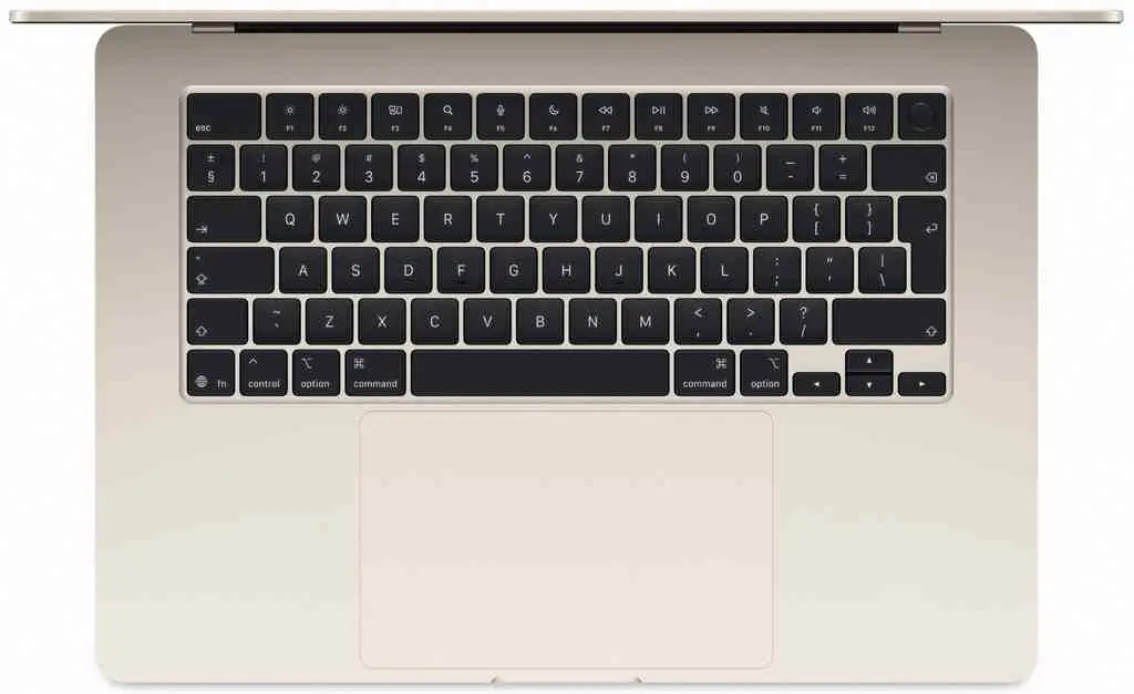 Ноутбук Apple MacBook Air MW1J3RU/A (15.3"/M4/16GB/256GB), золотой