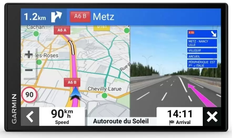 GPS-навигатор Garmin DriveSmart 76 EU MT-S, черный