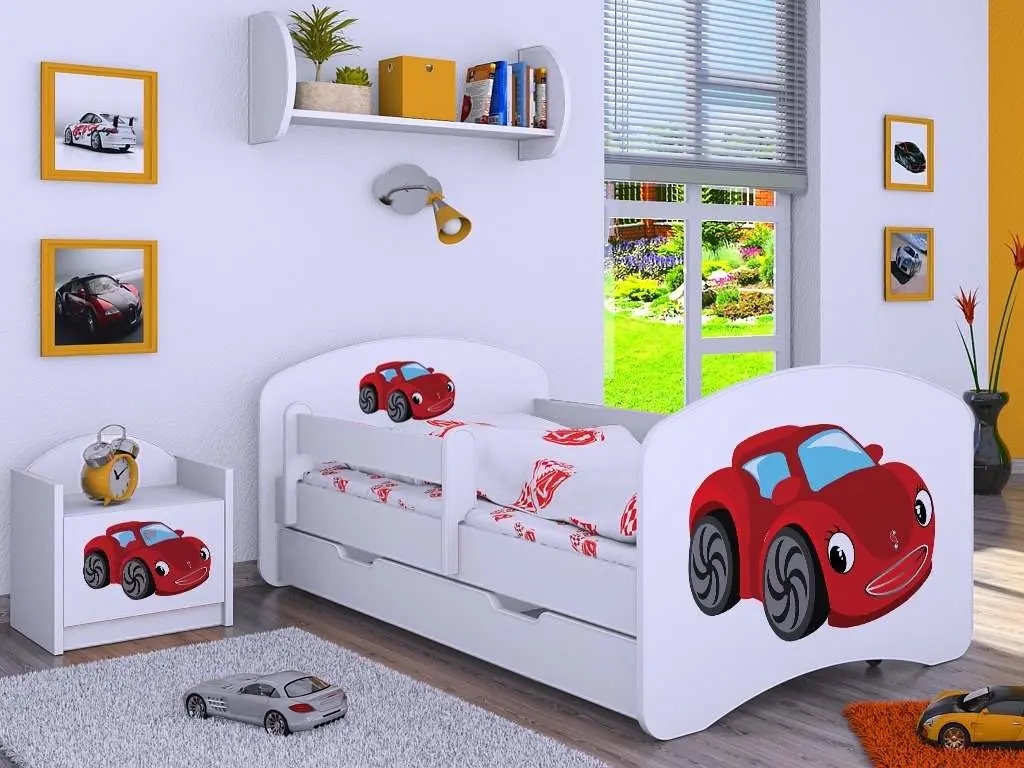 Тумба прикроватная Happy Babies Happy SZN02 Fairy Car, белый на tehnoparc.md Тумба прикроватная Happy Babies Happy SZN02 Fairy Car, белый