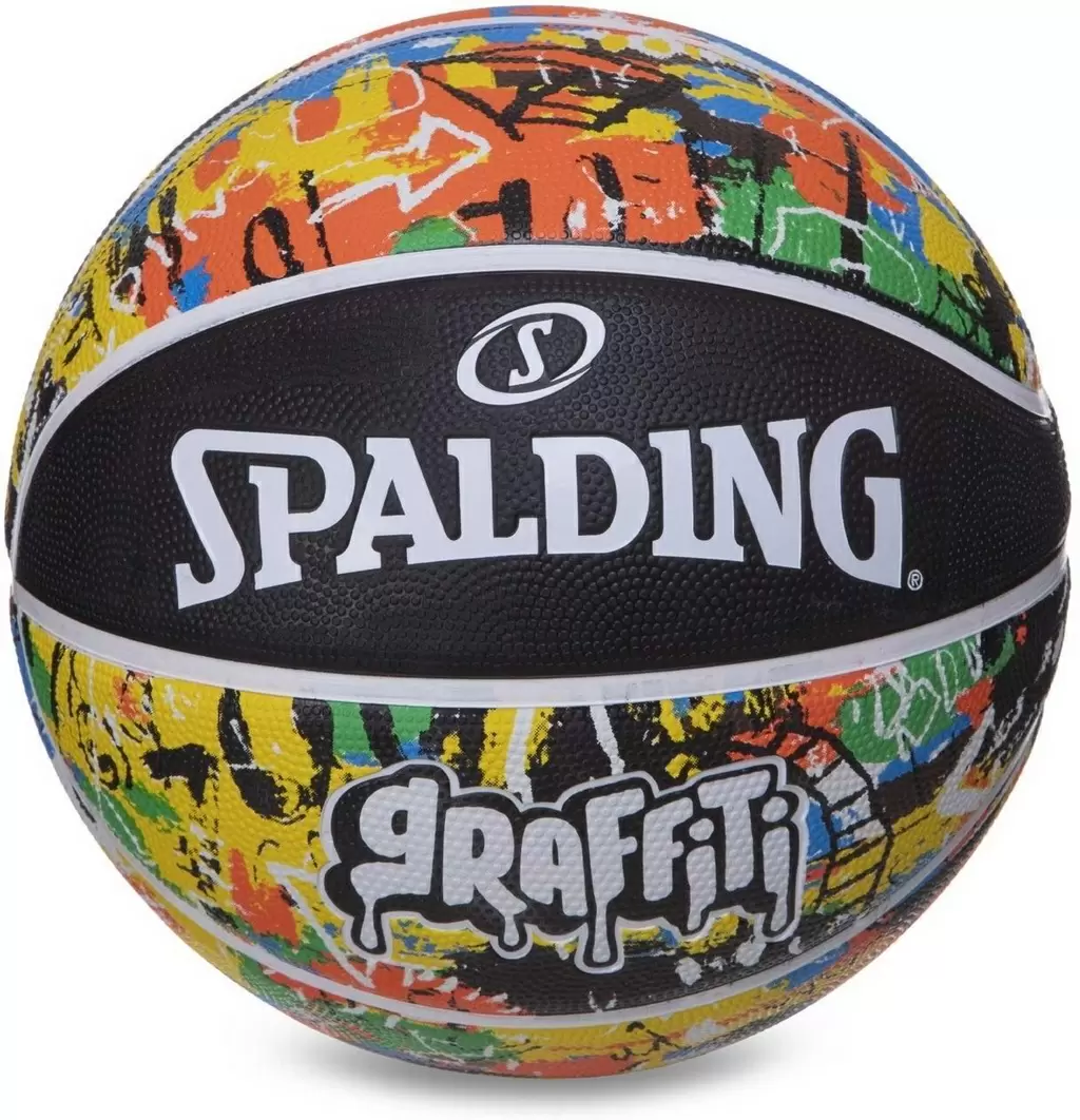 Мяч баскетбольный Spalding Graffiti Multicolor, разноцветный