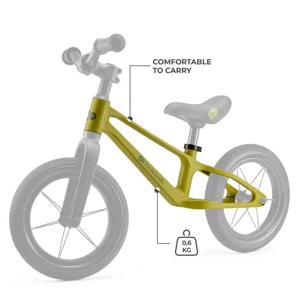 Bicicletă fără pedale KinderKraft Enter, mentă