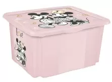 Контейнер для игрушек Keeeper Minnie Mouse 45л, розовый