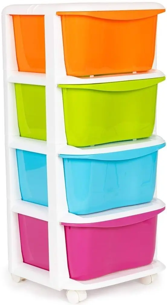 Контейнер для игрушек Modern Home PJJCBS0012-04B, цветной