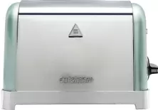 Prăjitor de pâine Cuisinart CPT160GE, inox/verde