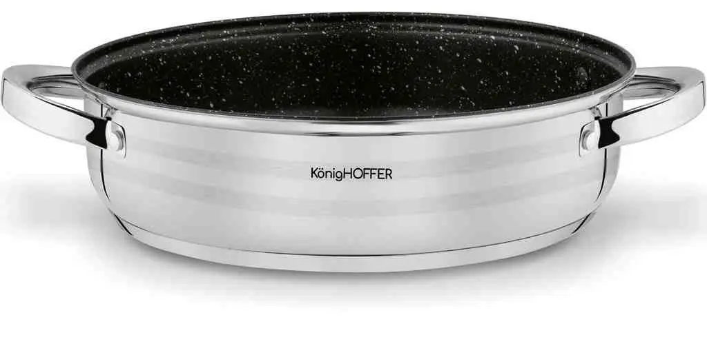 Set vase de gătit Konighoffer Bari Silver 8pcs, inox