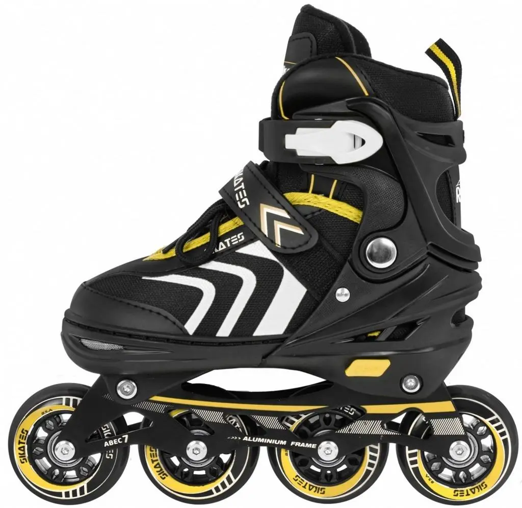 Роликовые коньки SporTrike Inline Skates 29-33, черный/желтый