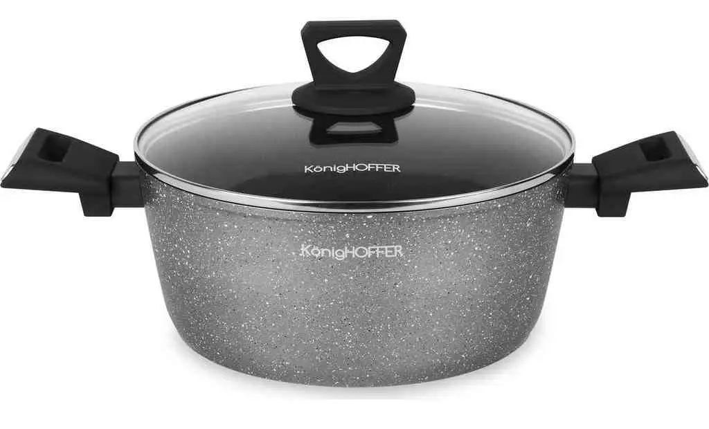 Oală Konighoffer Grigio 3.9L, gri