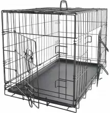 Manej-cușcă pentru animale FunFit Home&Office 3899 XL, negru