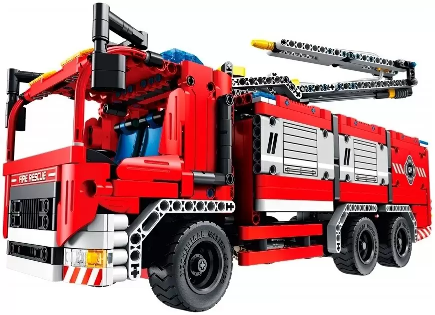 Set de construcție XTech Fire Truck With Water Spraying, 1288 pcs