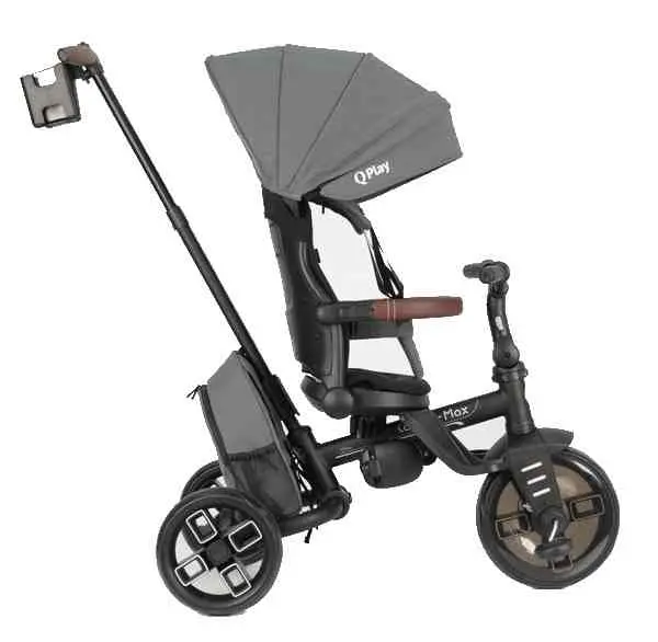 Bicicletă pentru copii Qplay Comfo Max, gri