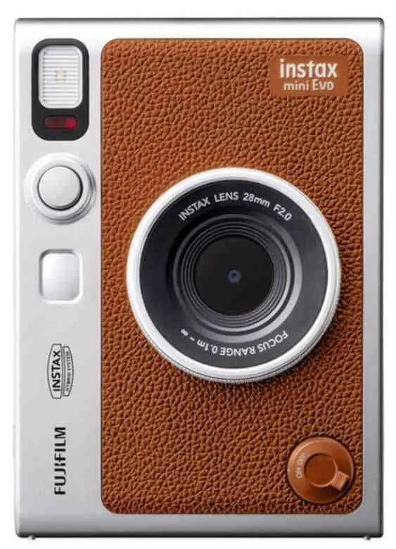 Фотоаппарат моментальной печати Fujifilm Instax Mini Evo, коричневый на tehnoparc.md Фотоаппарат моментальной печати Fujifilm Instax Mini Evo, коричневый