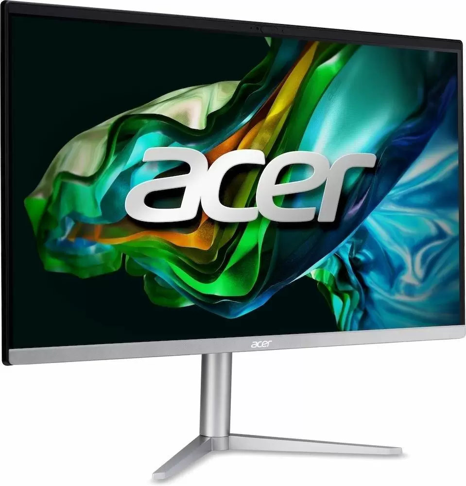 Моноблок Acer Aspire C24-1300 (23.8"/FHD/Ryzen 5 7520U/16ГБ/512ГБ/Radeon 610M Graphics), черный/серебристый