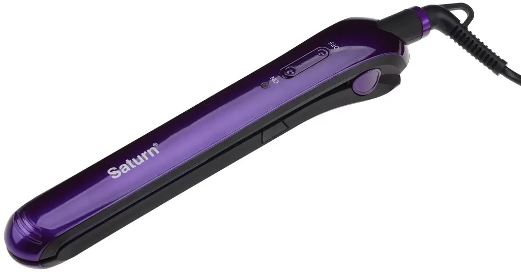 Прибор для укладки Saturn ST-HC0325, черный/фиолетовый