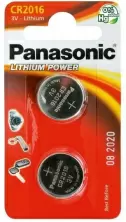 Батарейка Panasonic CR-2016EL/2B, 2шт