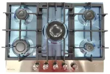 Газовая панель Eurolux HBBR-75GFWCIX, нержавеющая сталь