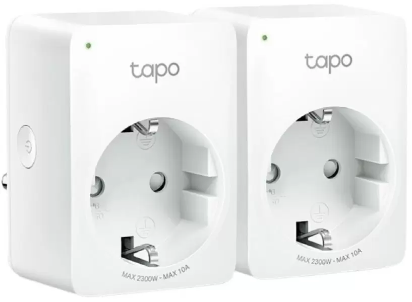 Розетка TP-Link Tapo P100 (2-pack), белый