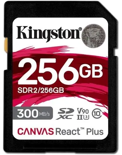 Карта памяти Kingston Canvas React Plus, 256GB на tehnoparc.md Карта памяти Kingston Canvas React Plus, 256GB