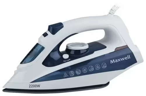 Утюг Maxwell MW-3056, белый/синий