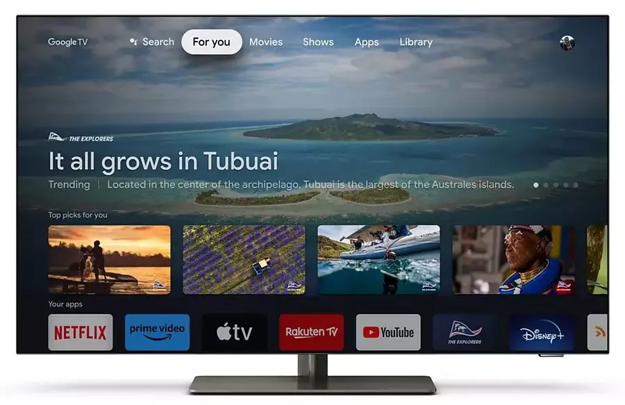 Televizor Philips 55OLED818, negru