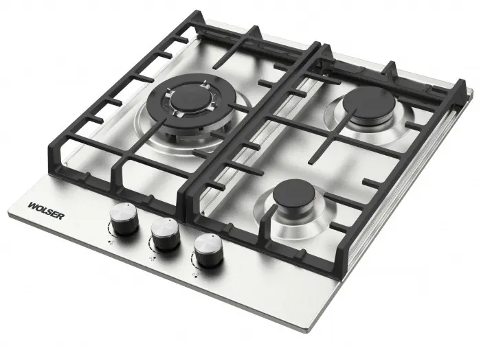 Газовая панель Wolser WL-BRD 6300 FFD, нержавеющая сталь