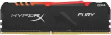 Оперативная память Kingston HyperX Fury RGB 8GB DDR4-3733MHz, CL19-23-23, 1.35V