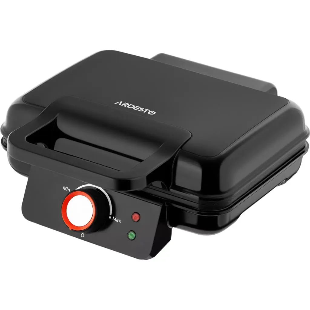 Вафельница Ardesto SM-L100LWAFFL, черный, черный на tehnoparc.md Вафельница Ardesto SM-L100LWAFFL, черный, черный