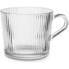 Set de pahare Tadar Sue Paski 400ml 6pcs, transparent