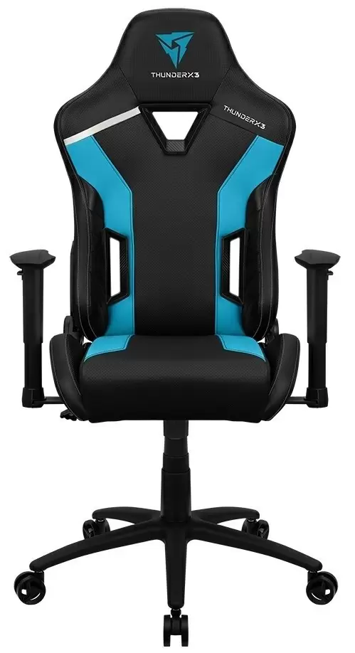 Компьютерное кресло ThunserX3 TC3, черный/синий