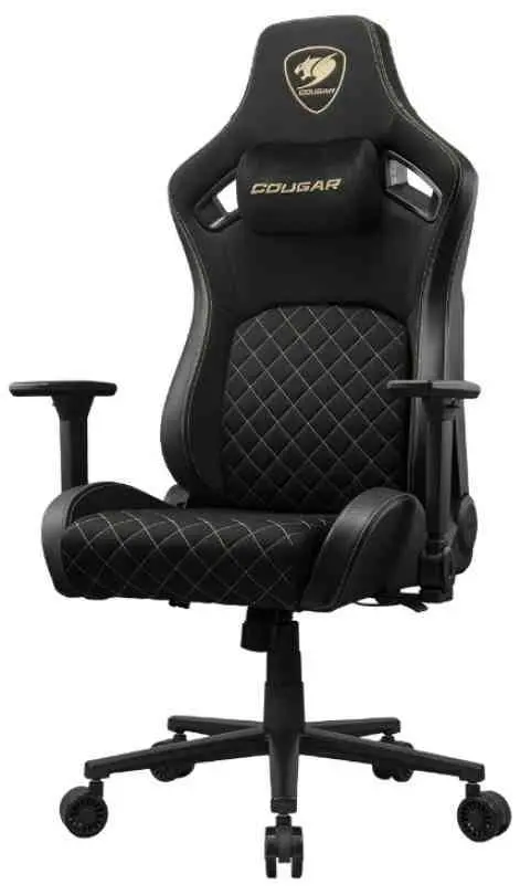 Геймерское кресло Cougar Defensor Gold F, черный/золотой