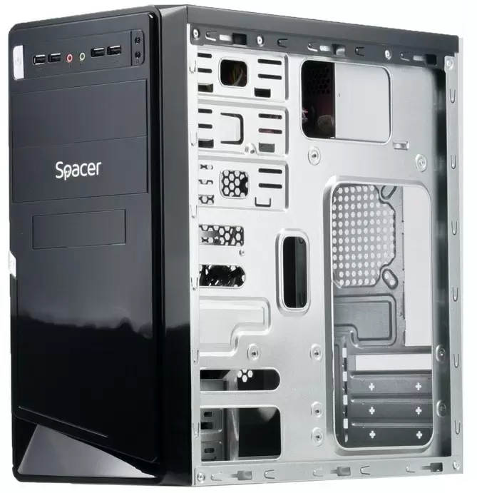 Корпус Spacer SPC-MOON, черный