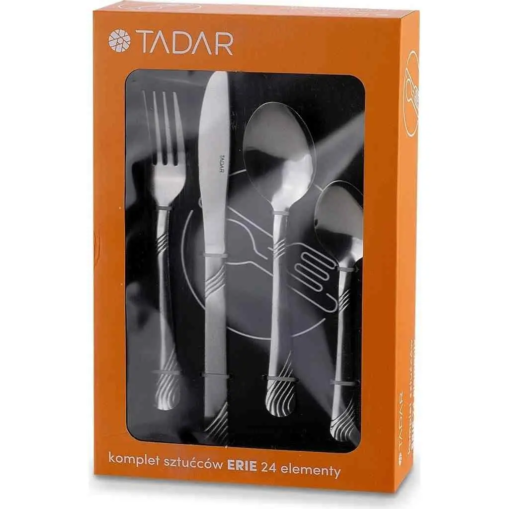 Set tacâmuri Tadar Erie 24pcs, inox
