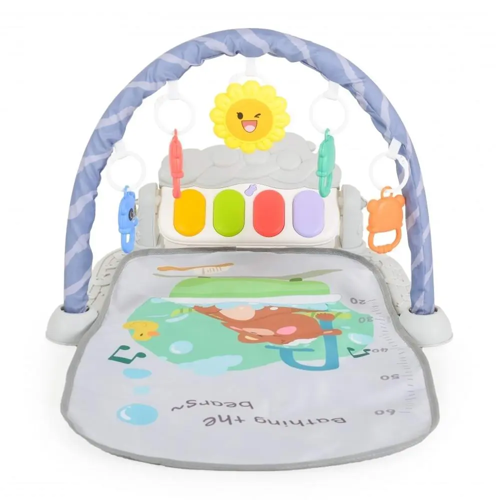 Игровой коврик Moni 368 Bear 73x54см, серый