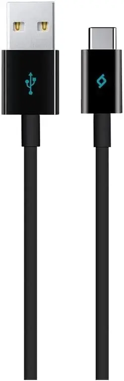 Cablu USB ttec USB to Type-C 1.2m, negru