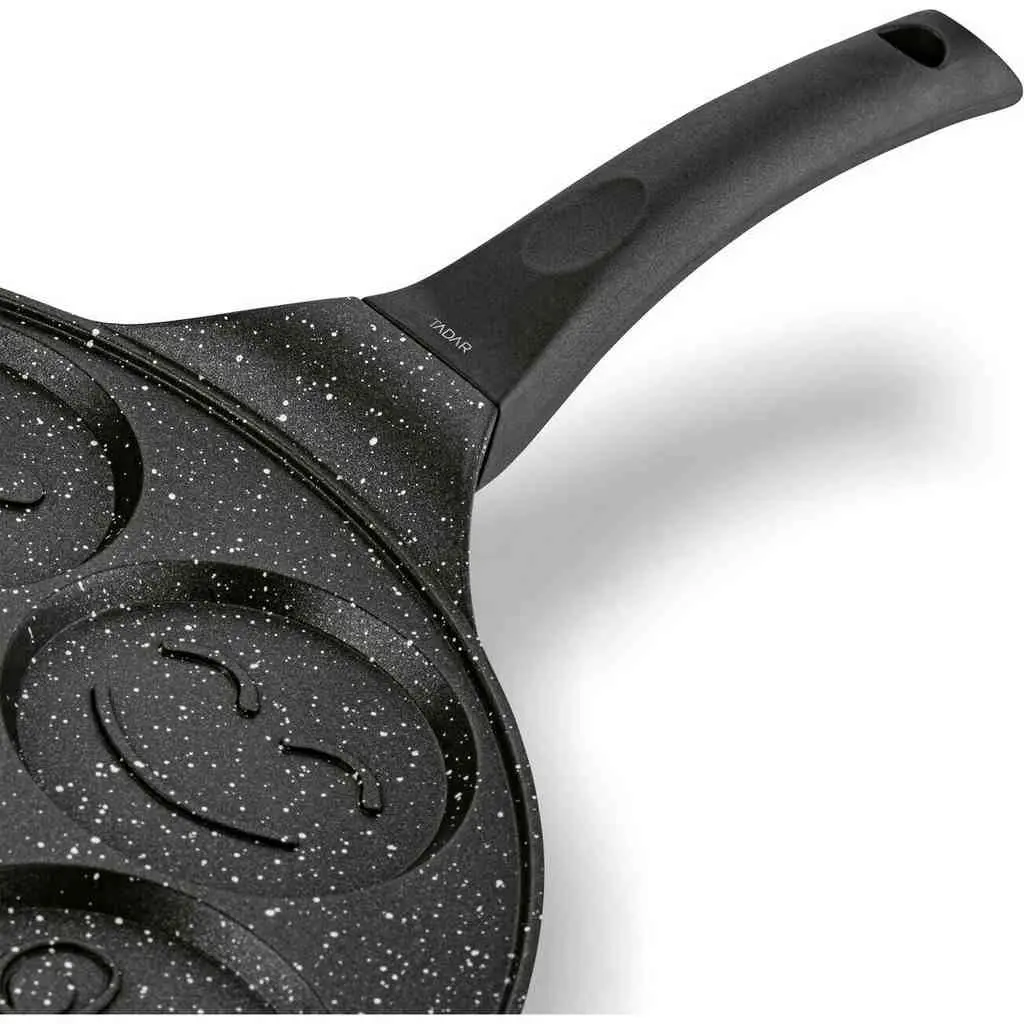 Tigăi pentru clătite Tadar Marble 26cm, negru
