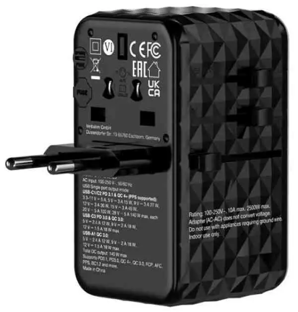 Adaptor de rețea Verbatim 32127, negru