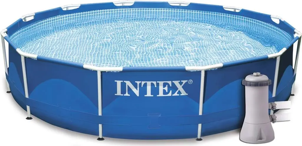 Piscină Intex Metal Frame 28212/28604, albastru