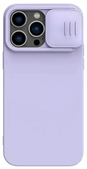 Husă de protecție Nillkin Apple iPhone 14 Pro Max CamShield Silky Silicone Case, violet