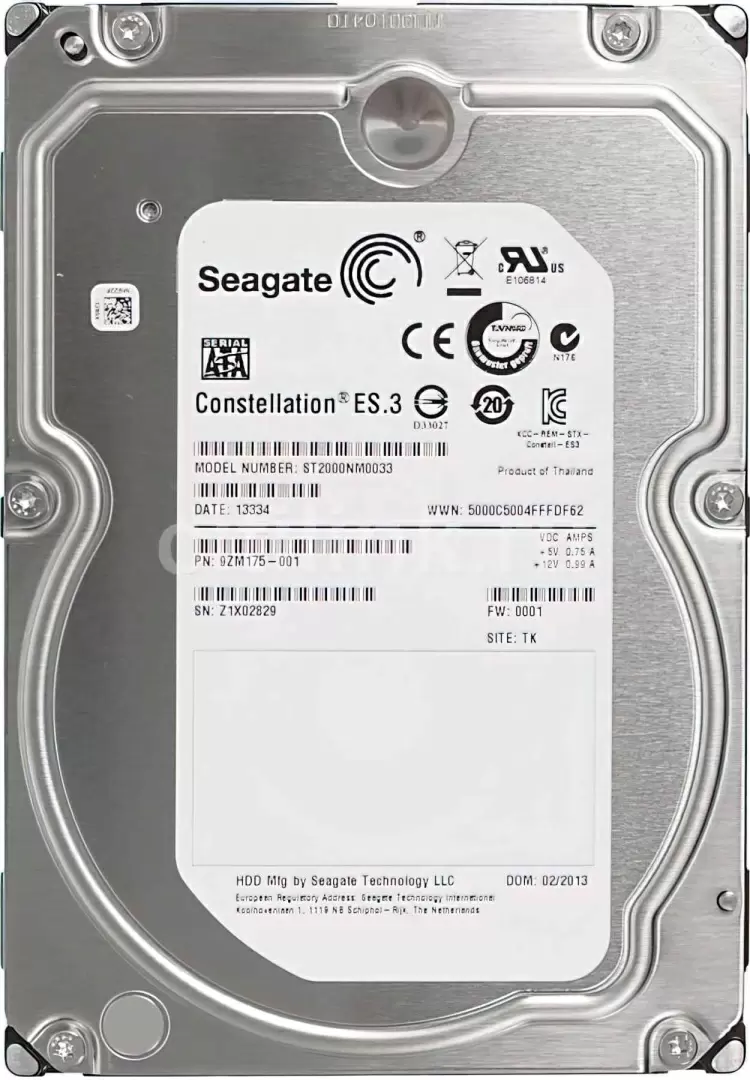 Disc rigid Seagate Constellation ES.3 3.5" ST2000NM0033-NP, 2TB