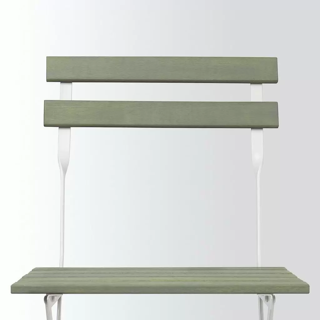 Стул IKEA Tarno, белый/зеленый