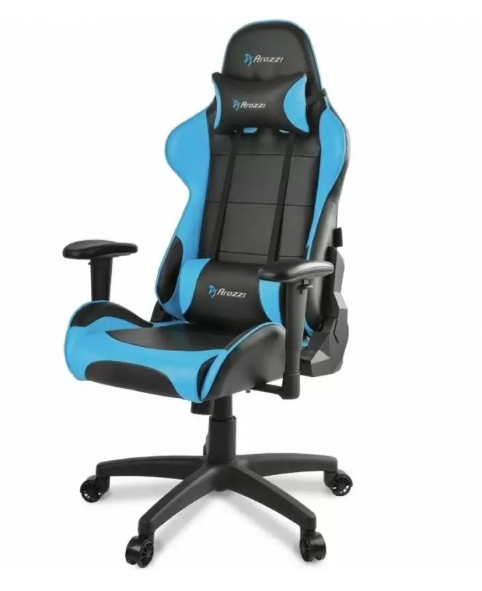 Компьютерное кресло Arozzi Verona V2, черный/синий