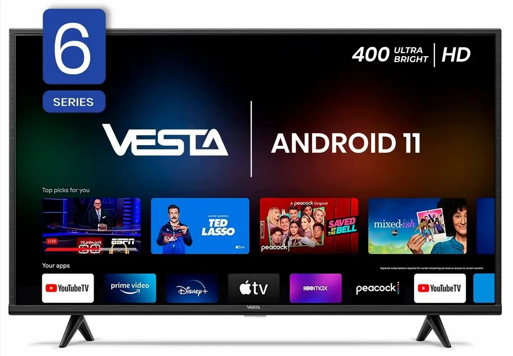 Televizor Vesta LD32F6002, negru pe tehnoparc.md Televizor Vesta LD32F6002, negru