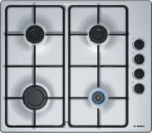 Plită incorporabilă cu gaz Bosch PBP6B5B80, inox