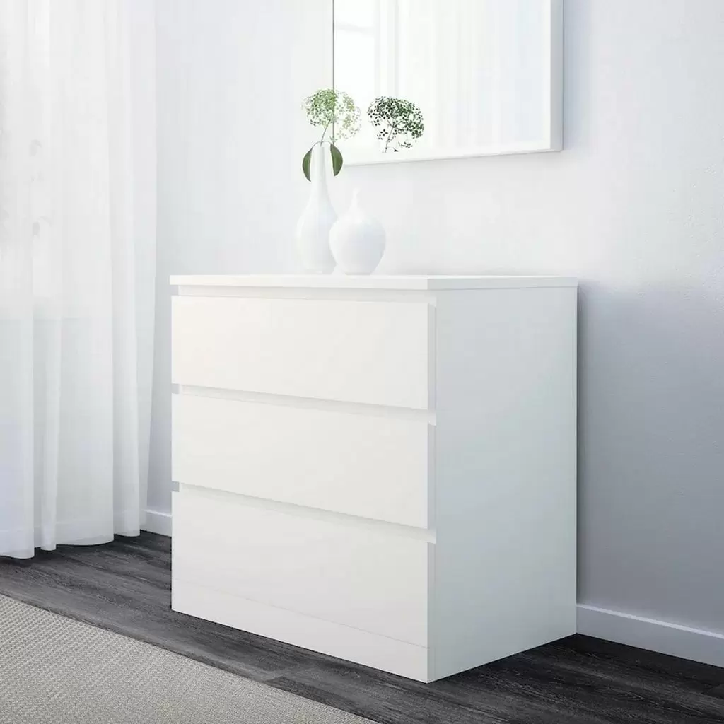 Comodă IKEA Malm 80x78cm, alb