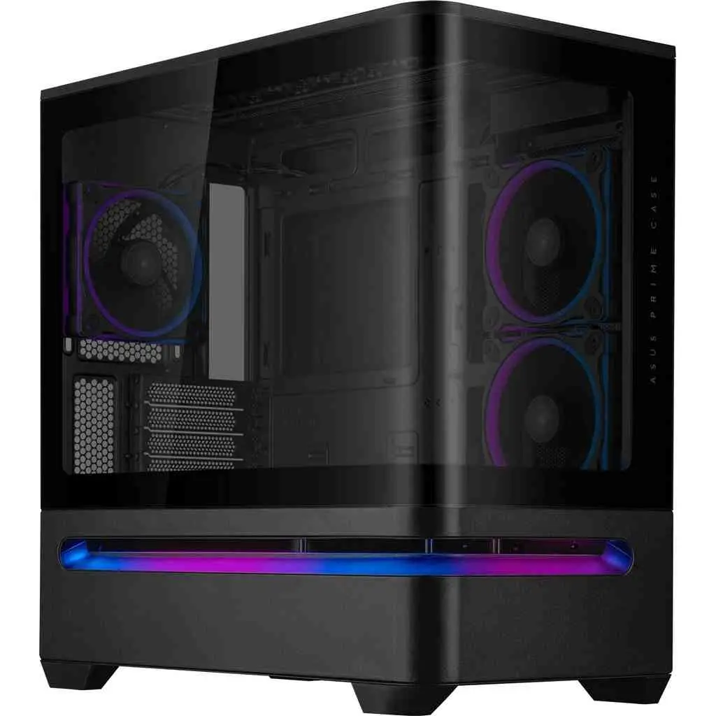 Корпус Asus PRIME AP202 TG ARGB, черный